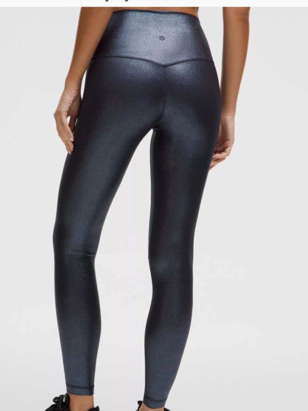 lululemon Align™ High-Rise Ribbed Pant 28" Shine; Size 6 - Picture 2 of 3